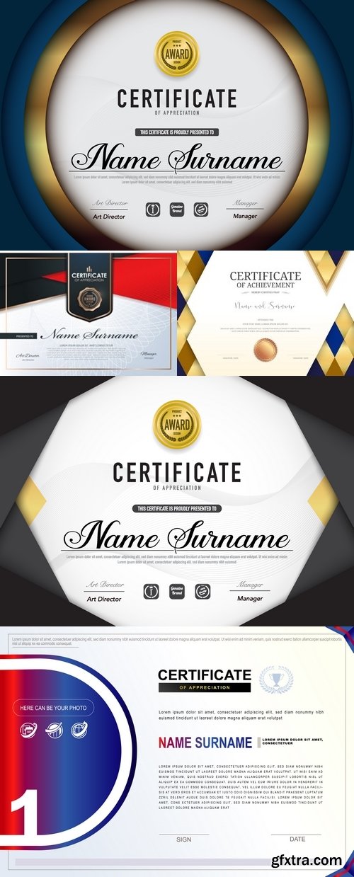 Vectors - Certificate Templates 63