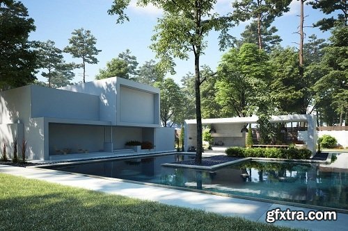 3D Exterior Scene 07