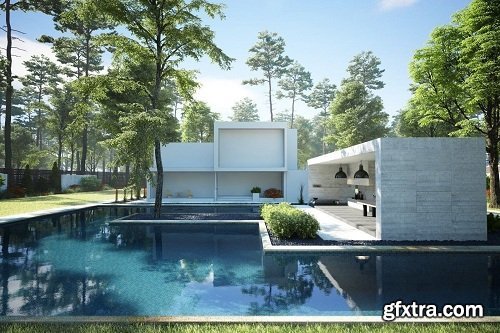 3D Exterior Scene 07