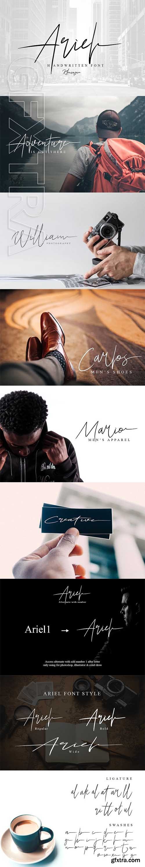 CreativeMarket - Ariel Signature Font 2347750