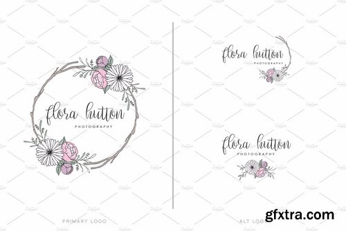 CM - Feminine Logo & Branding Pack 2286011