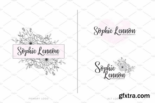 CM - Feminine Logo & Branding Pack 2286011