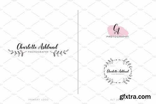 CM - Feminine Logo & Branding Pack 2286011