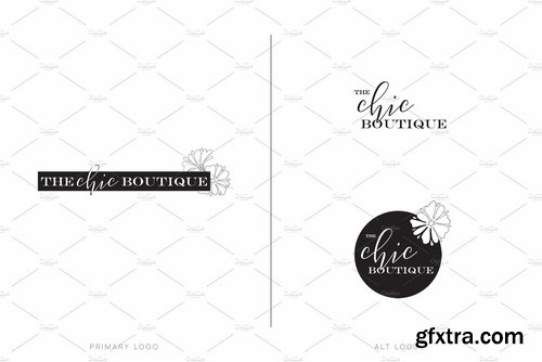 CM - Feminine Logo & Branding Pack 2286011