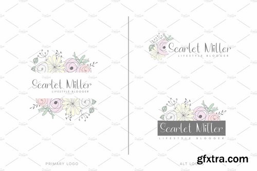 CM - Feminine Logo & Branding Pack 2286011