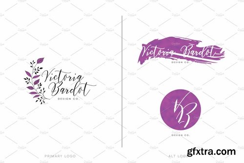 CM - Feminine Logo & Branding Pack 2286011