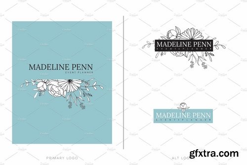 CM - Feminine Logo & Branding Pack 2286011