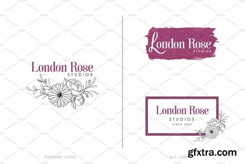 CM - Feminine Logo & Branding Pack 2286011