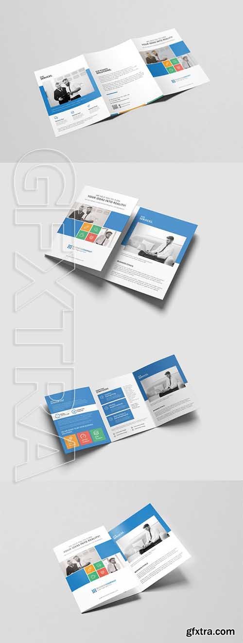 CreativeMarket - A5 Tri-fold Brochure 2349051