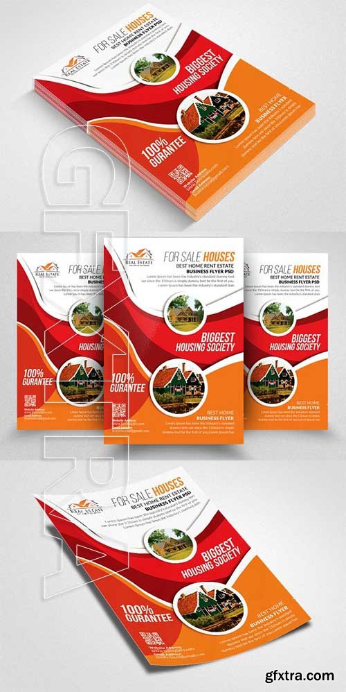 CreativeMarket - Real Estate Psd Flyer Template 2348690