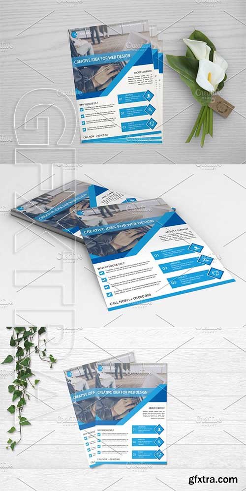 CreativeMarket - Flyer For Web Designer - V661 2009241