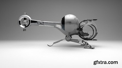 Oblivion Bubbleship 3d Model V.2.1 - Parts Rigged