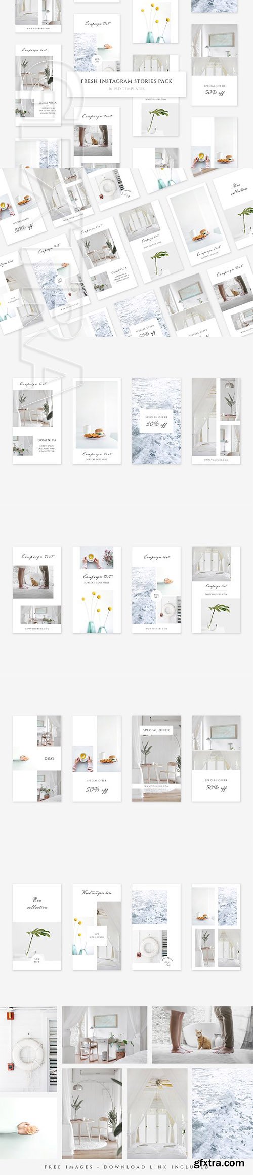 CreativeMarket - Fresh Instagram Stories Pack 2345518