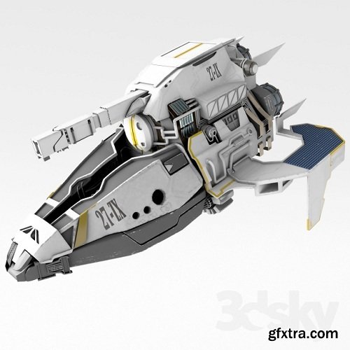 Spaceship 3d Model