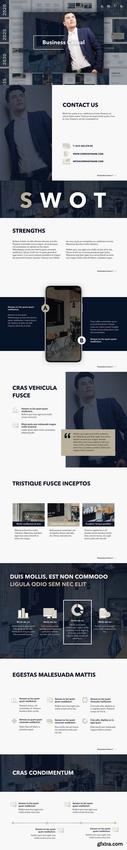 Business Casual Keynote Template