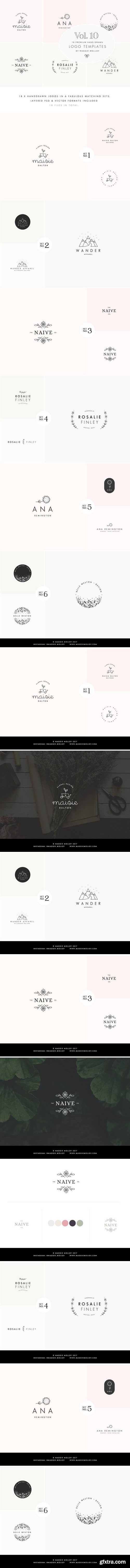 CM - Feminine Premade Logo Bundle Vol. 10 1942670