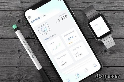 Crypto Loans Plan Mobile Ui - TH