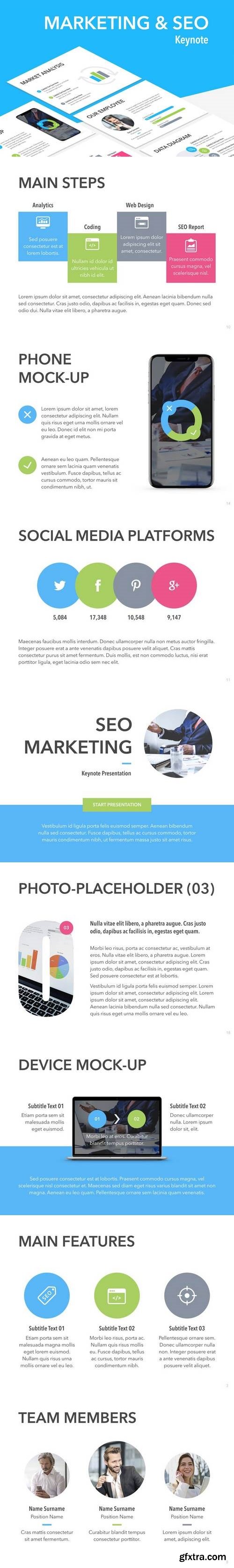 Marketing & SEO Keynote Template