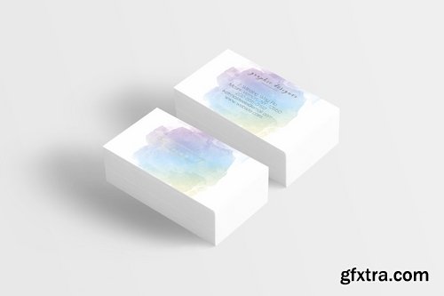 CM - Business Card Template Watercolor 2319655