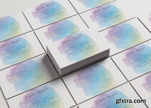 CM - Business Card Template Watercolor 2319655