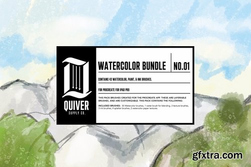 CM - Watercolor Brush Bundle 2325492