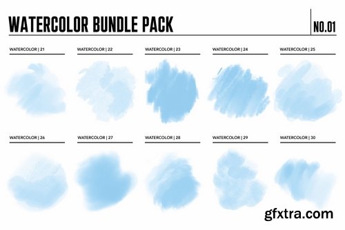 CM - Watercolor Brush Bundle 2325492