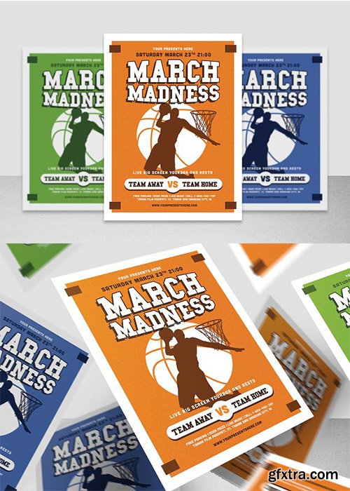 CreativeMarket - March Madness Flyer 2348684