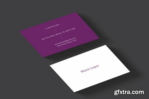 Minimalis Graphic Design Business Card