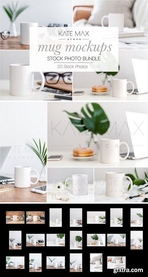 CM - Mug Mockups Stock Photo Bundle 2323551