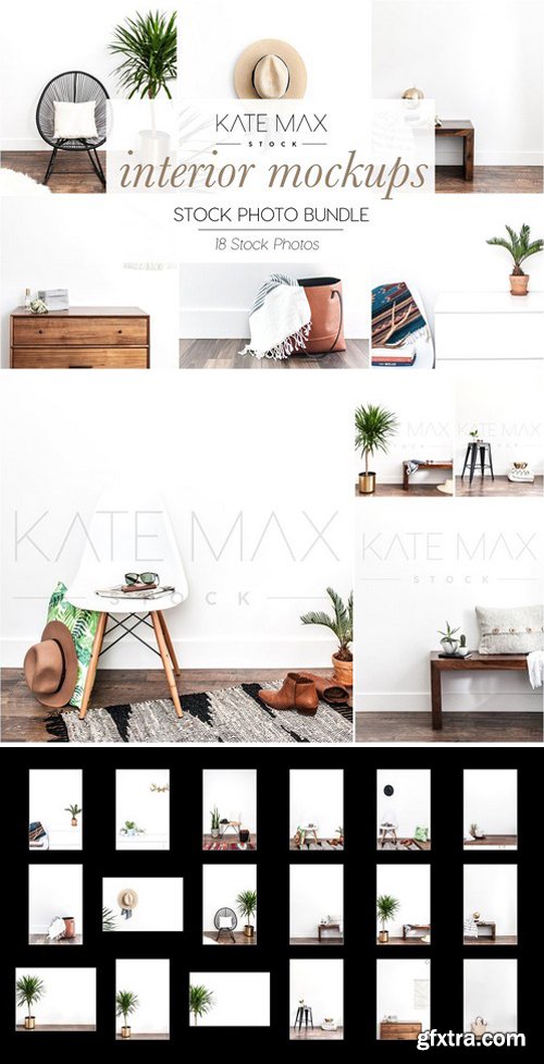 CM - Interior Mockups Stock Photo Bundle 2323546