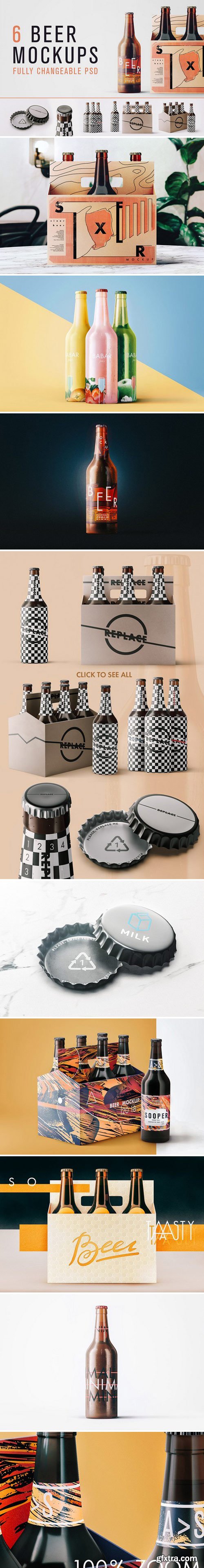 CM - Changeable Beer Bundle Mockups 2142947