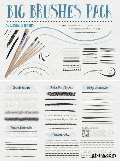 CM - Big Illustrator Brushes Pack 2322421