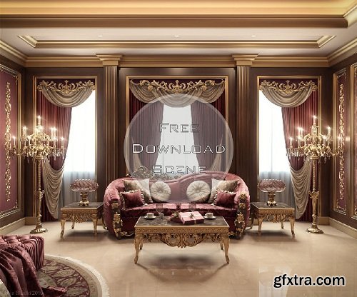 Royalum 3d Interior Scene