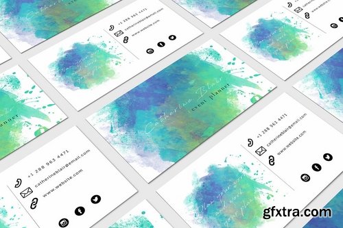 CM - Business Card Template Event Planner 2319460