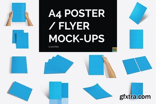 CM - A4 Poster  Flyer Mockups 2337808