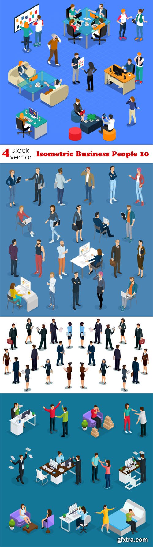 Vectors - Isometric Business People 10