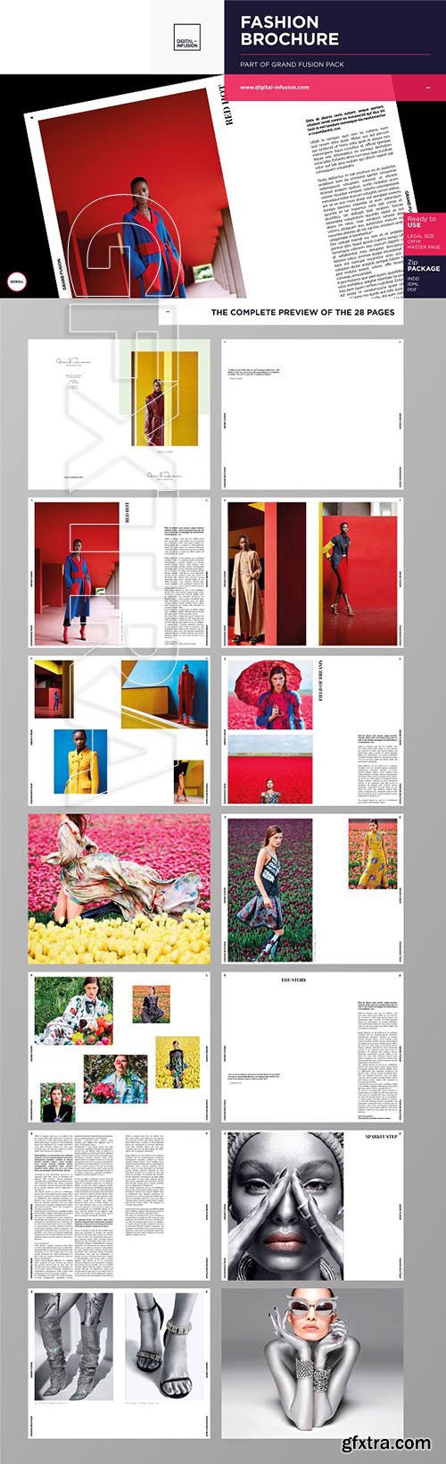 CreativeMarket - Grand Fusion - Fashion Brochure 2335176