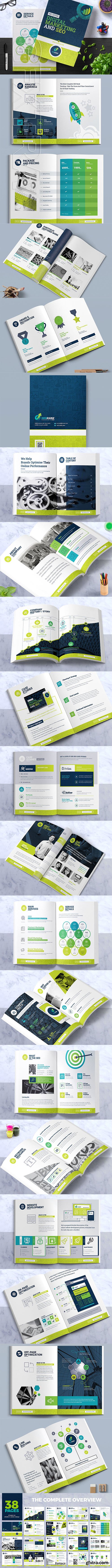 CreativeMarket - SEO & Digital Marketing Brochure 2158970