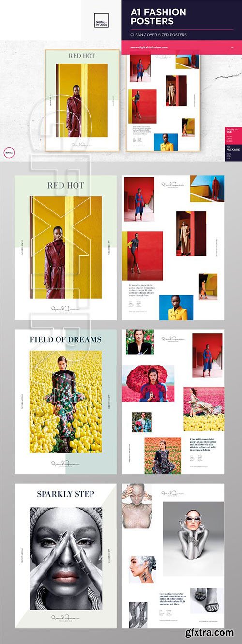 CreativeMarket - Grand Fusion - A1 Fashion Posters 2334329