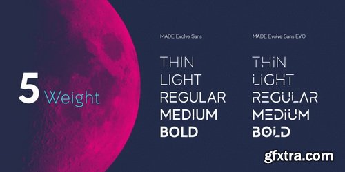 MADE Evolve Sans Font Family