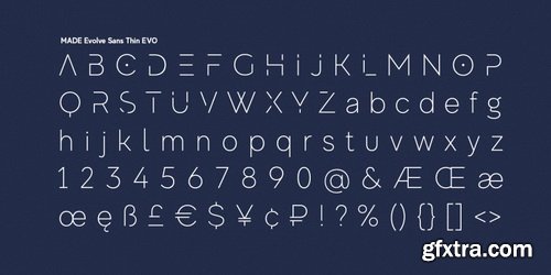 MADE Evolve Sans Font Family