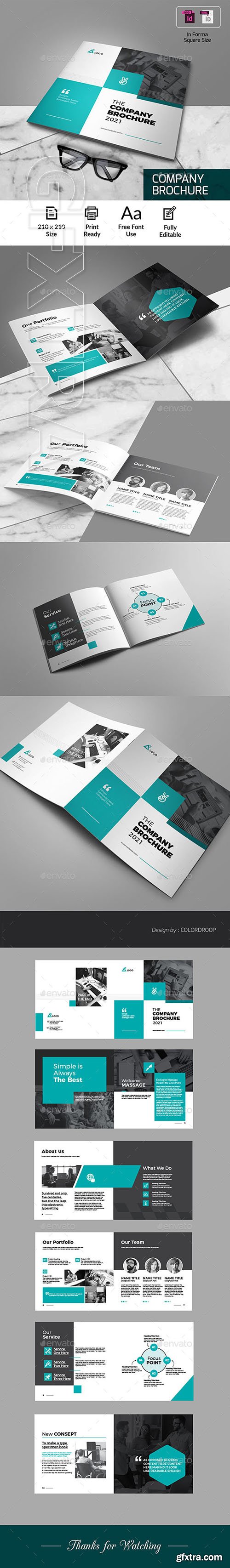 GraphicRiver - Square Company Brochure 21572404