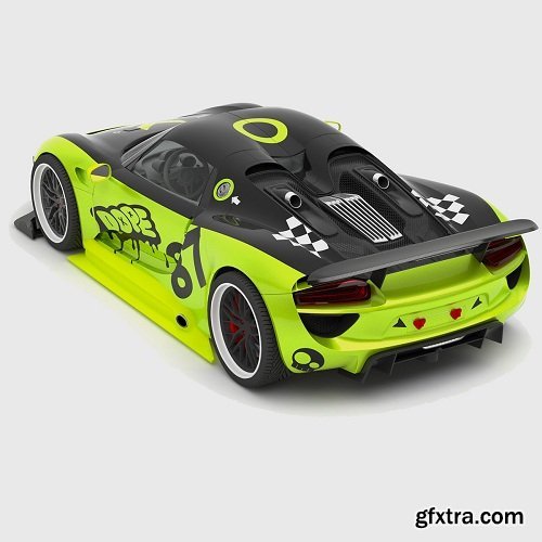 Porsche 918 Spyder Chimera One Concept 3D Model