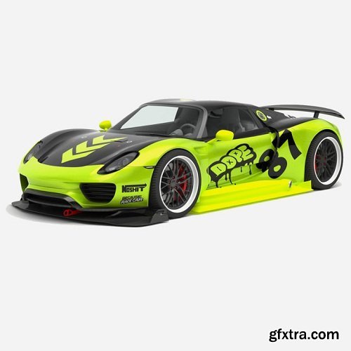 Porsche 918 Spyder Chimera One Concept 3D Model