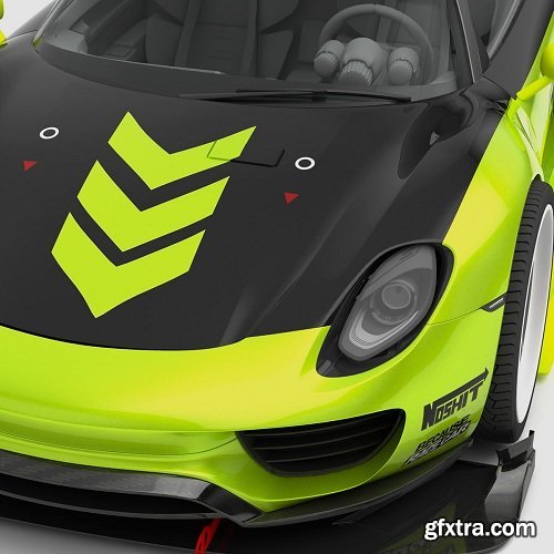 Porsche 918 Spyder Chimera One Concept 3D Model