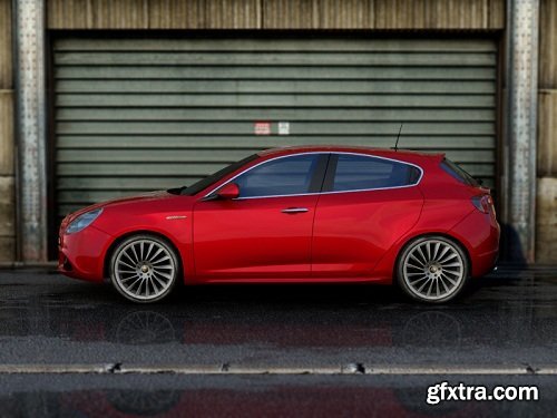 Alfa Romeo Giulietta 3d Model