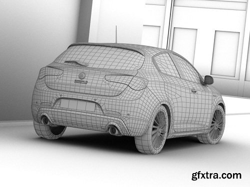 Alfa Romeo Giulietta 3d Model