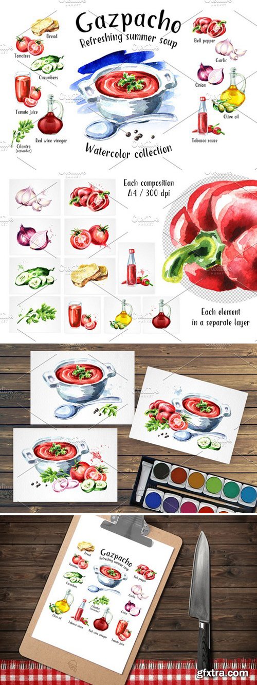 CM - Gazpacho. Watercolor collection 2323136