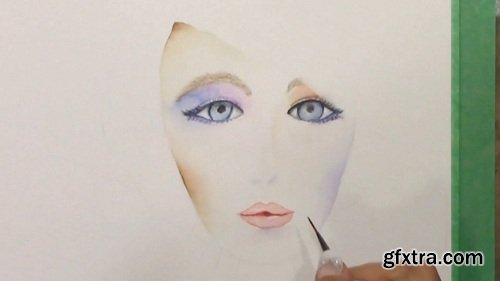 Watercolour Portrait Painting