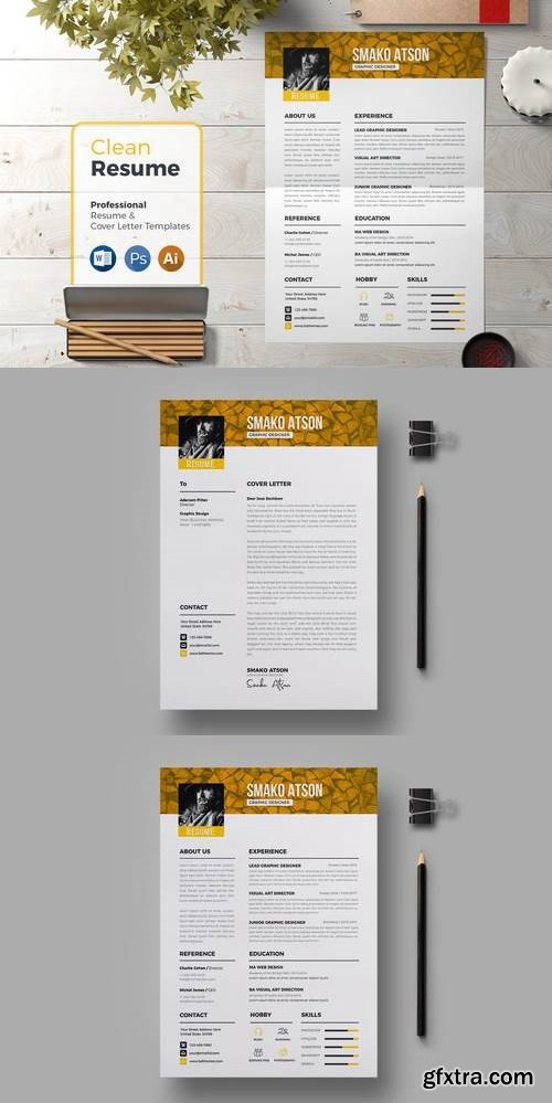 Resume Template Retro 03